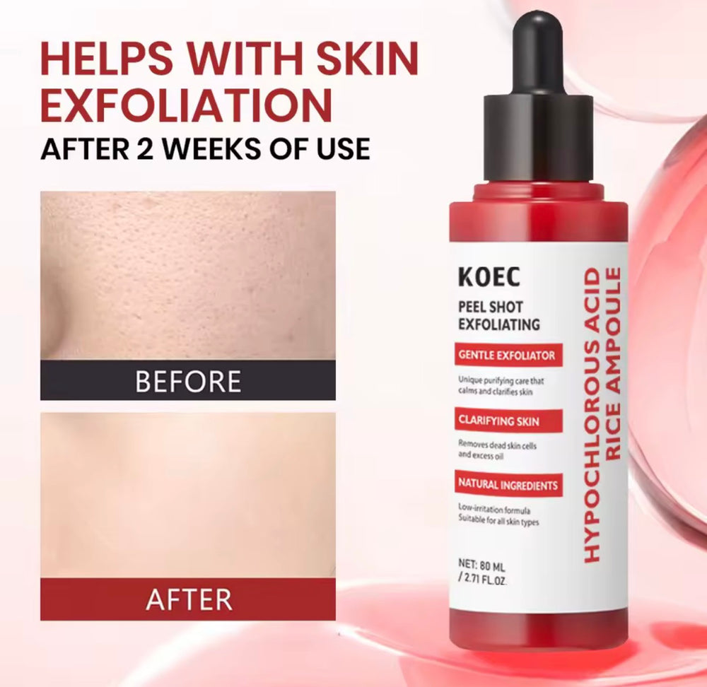 Rijst Peeling Serum met Hypochloorzuur