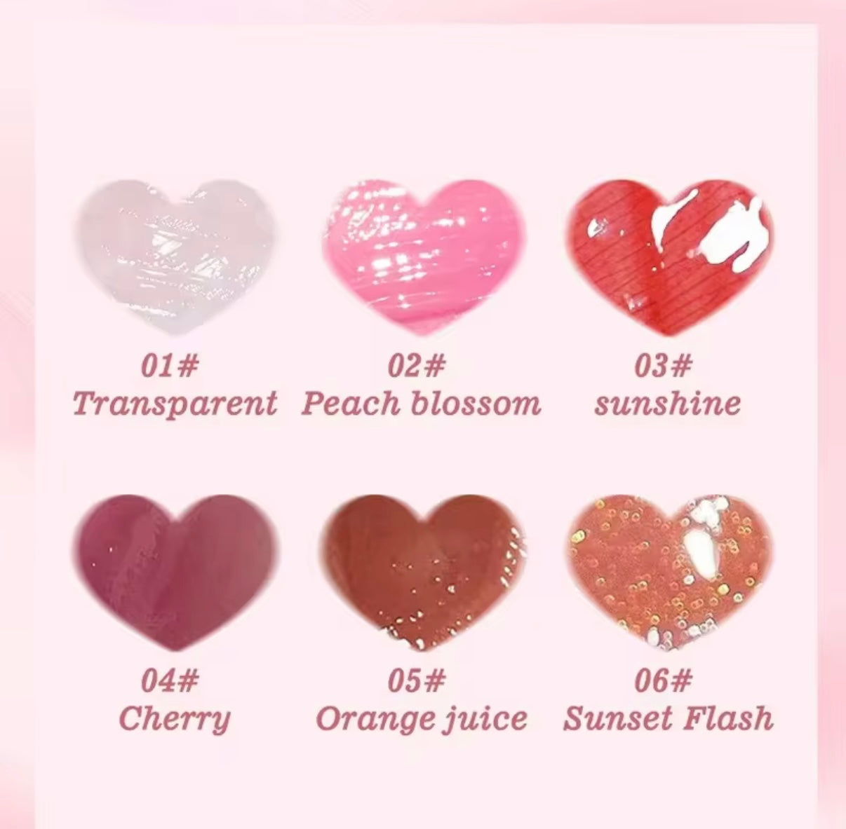 JUJU Dream Magic Lip Gloss Set – 6 Kleuren