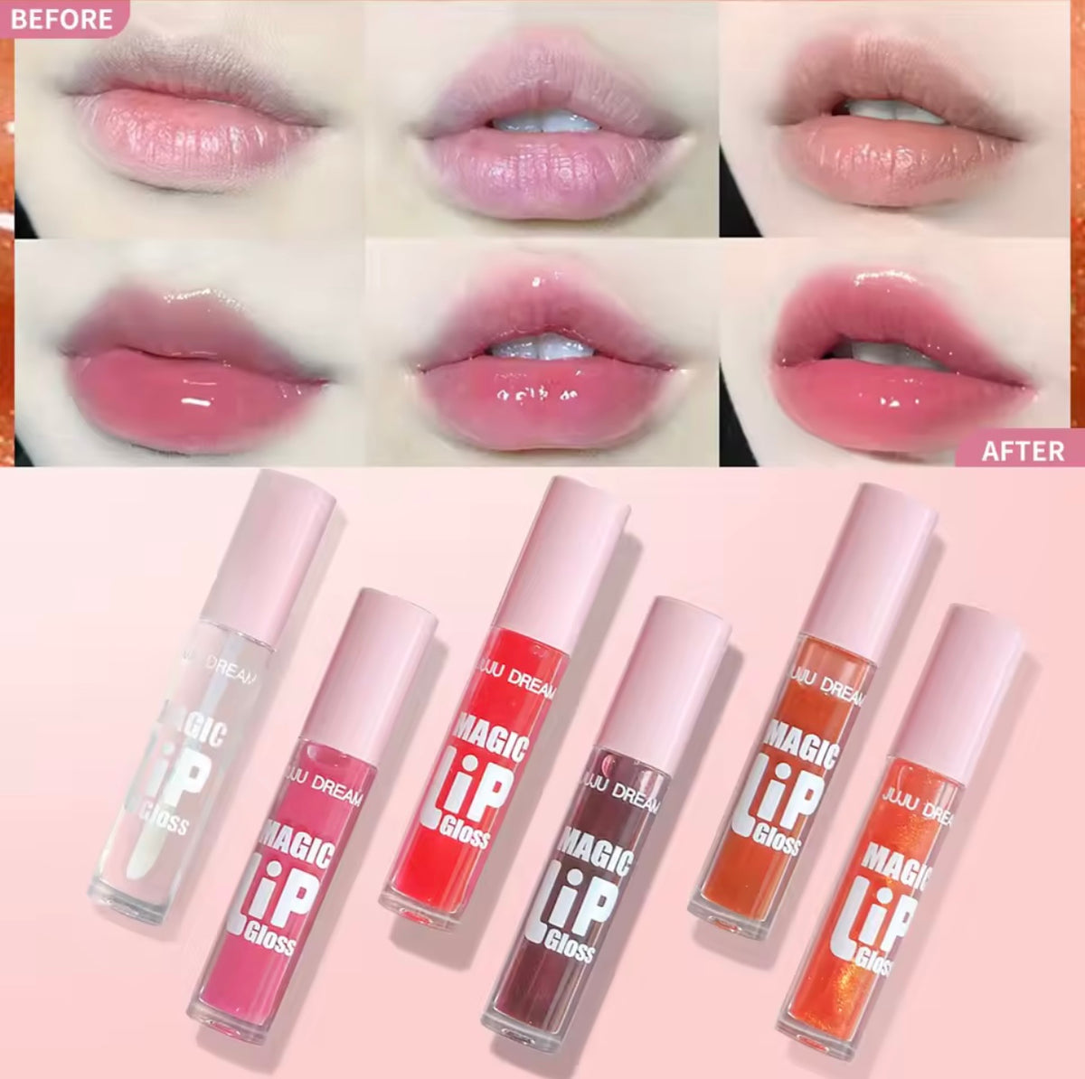 JUJU Dream Magic Lip Gloss Set – 6 Kleuren