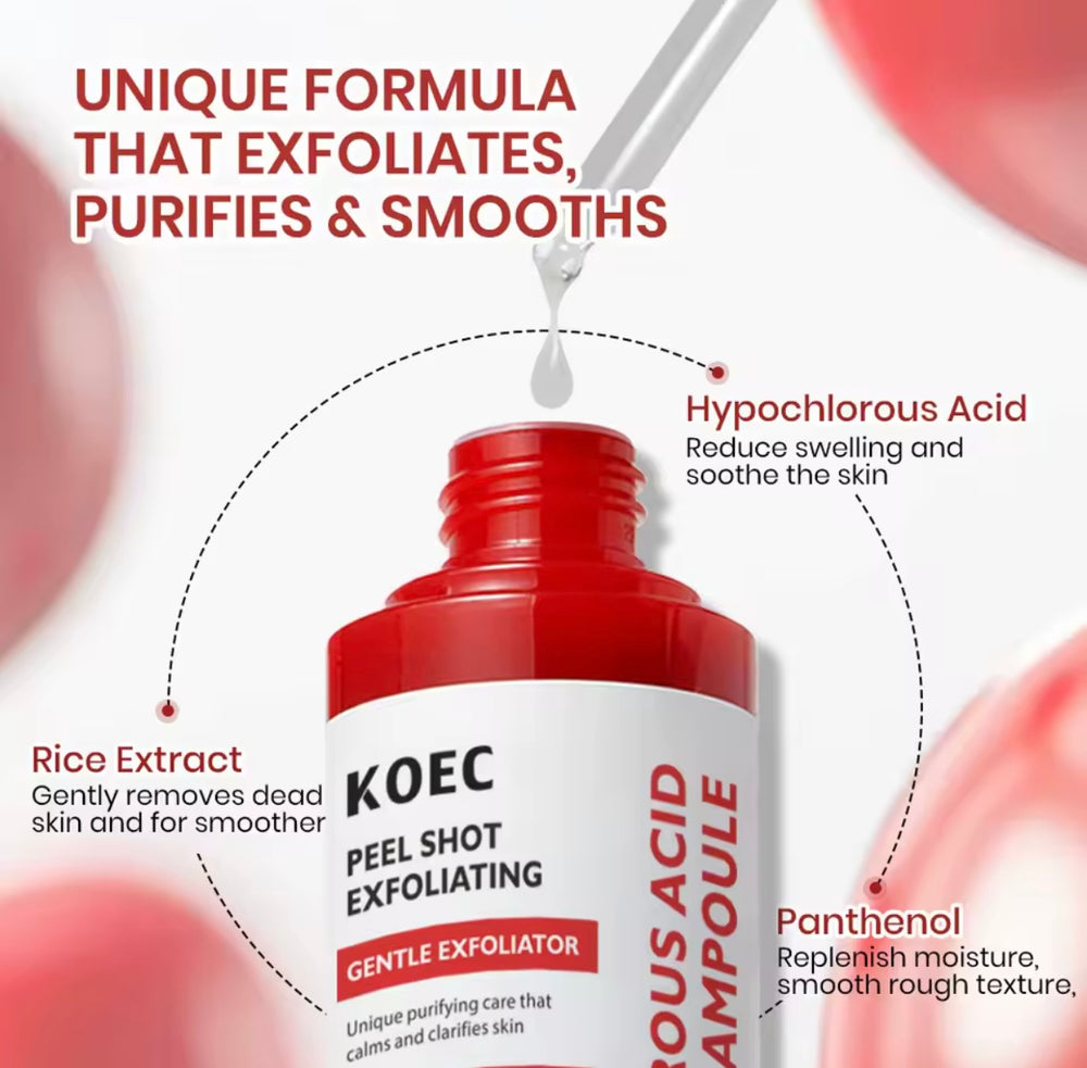 Rijst Peeling Serum met Hypochloorzuur