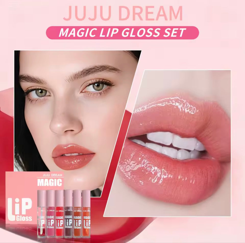 JUJU Dream Magic Lip Gloss Set – 6 Kleuren