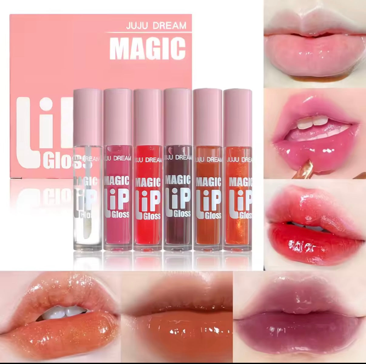 JUJU Dream Magic Lip Gloss Set – 6 Kleuren